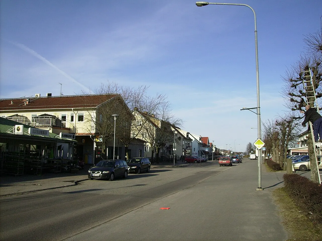 Goteborgsvagen i Alvangen, mars 2009.