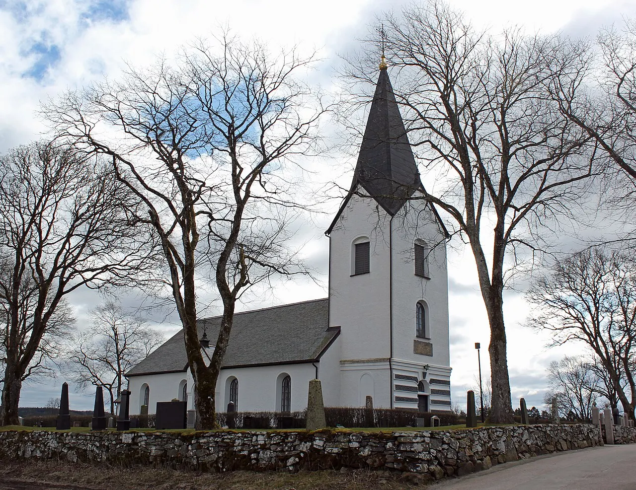 Veddige kyrka i Halland, Sverige.