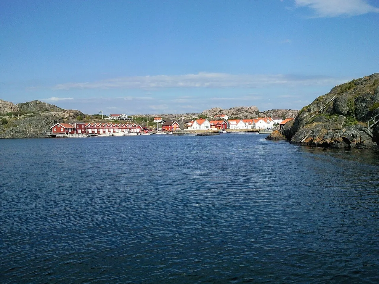 Bleket sett från Mossholmens marina.
