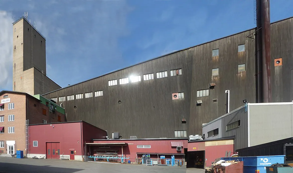Anrikningsverket i Boliden. Byggt av Boliden AB på 1950-talet.