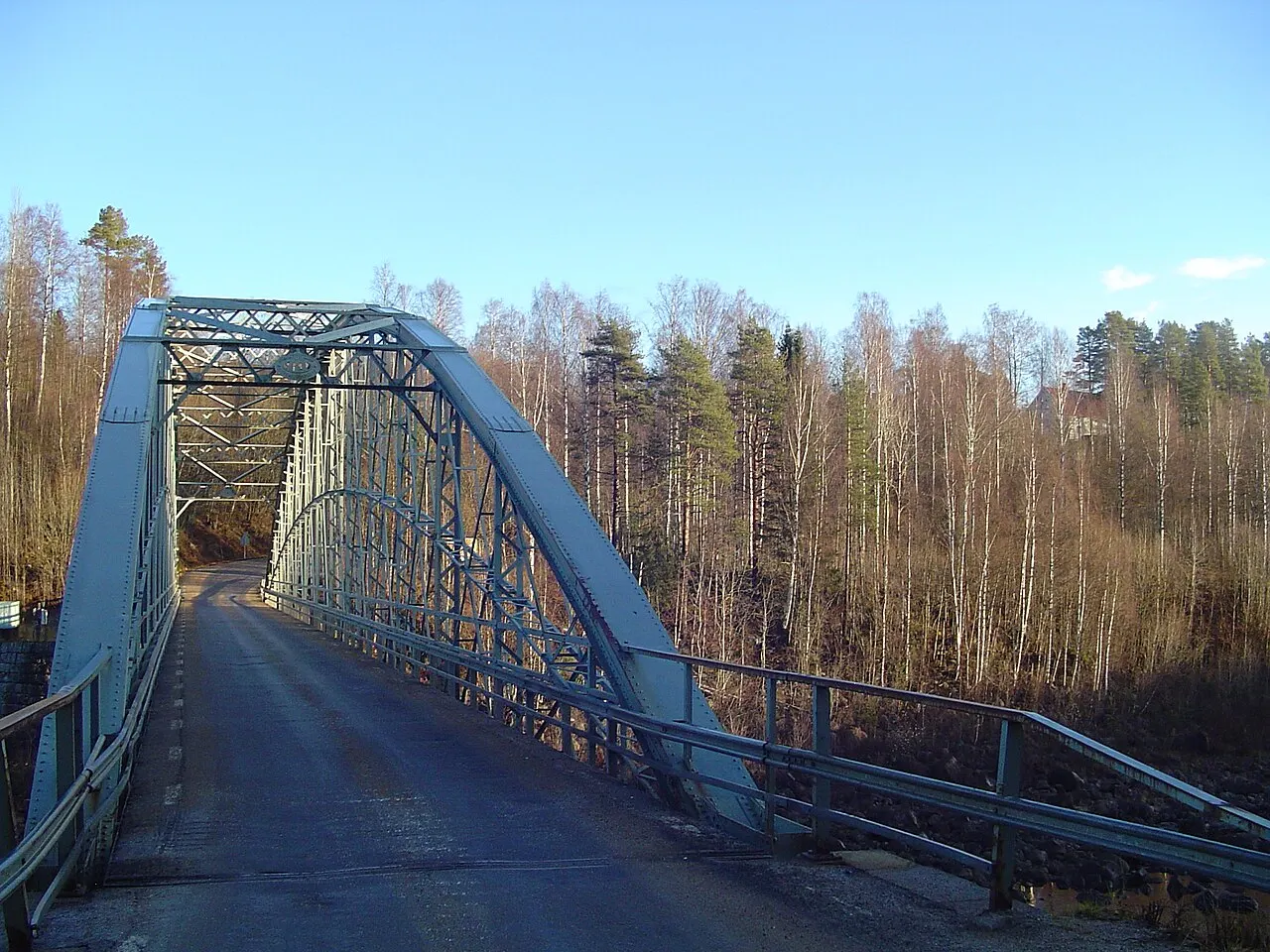 Sörforsbron över Umeälven mellan Brännland och Sörfors