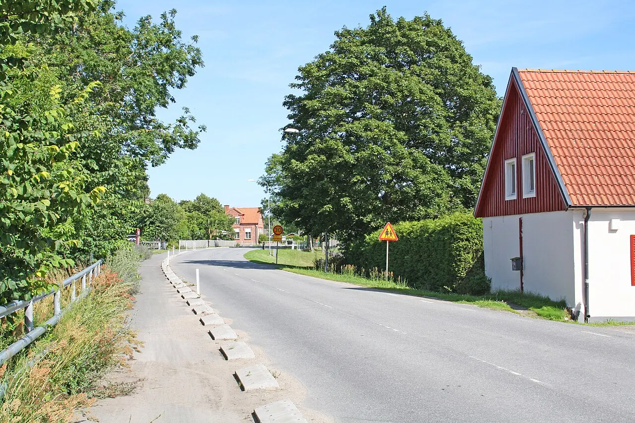 Den gamla landsvägen mellan Blekinge och Skåne, i Edenryd.