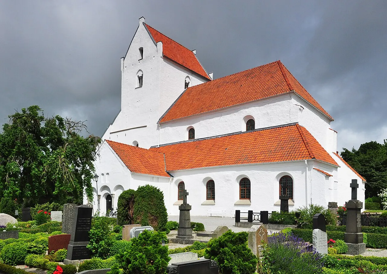 Kyrkan som grundlades 1060, anses vara den äldsta bevarade stenkyrkan i Skandinavien.