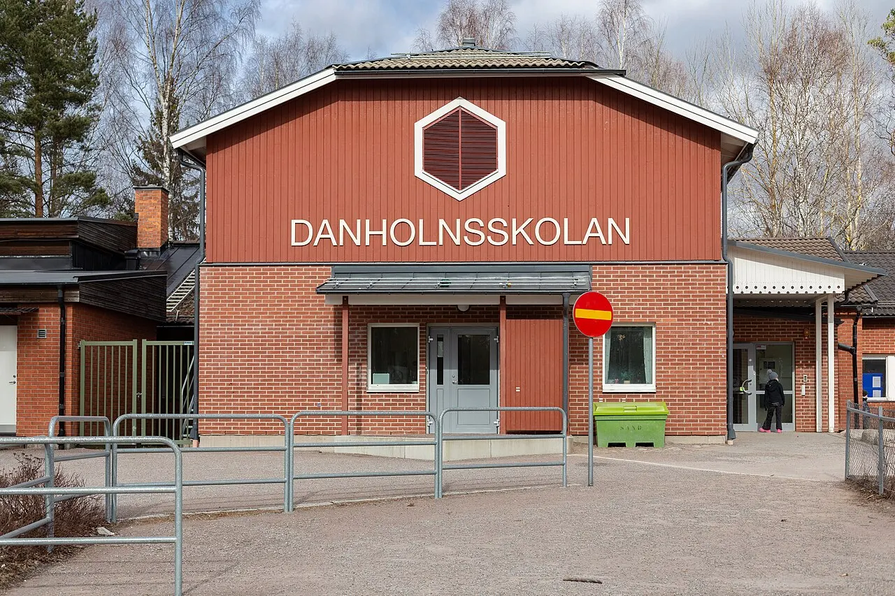 Danholnsskolan, Danholn, Falu kommun, Dalarnas län, Sverige.