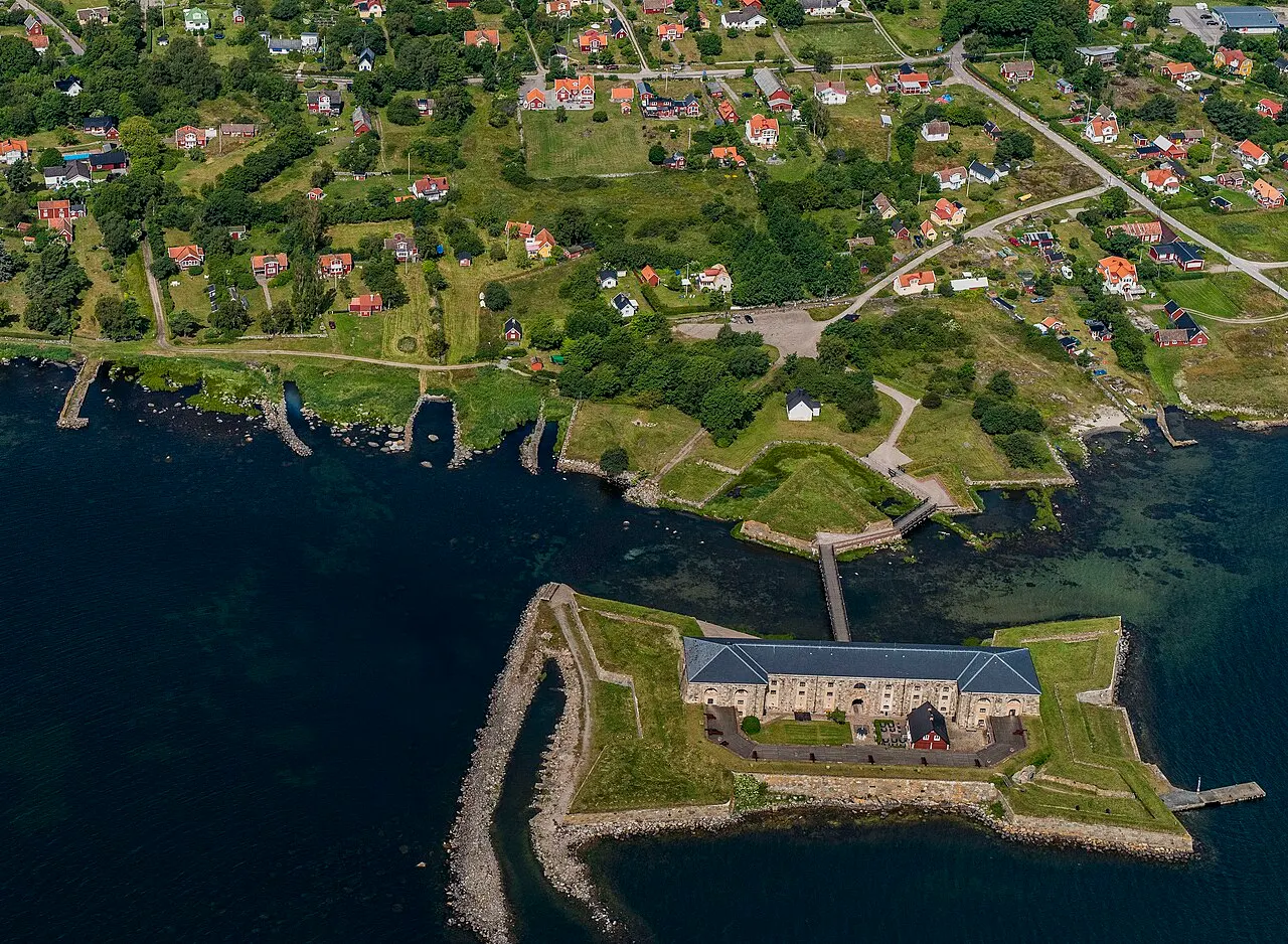 Drottningskärs kastell aerial