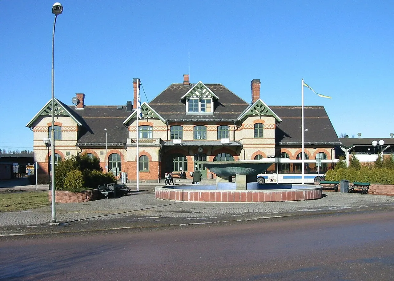 Fagersta C från Centralvägen. Västanfors