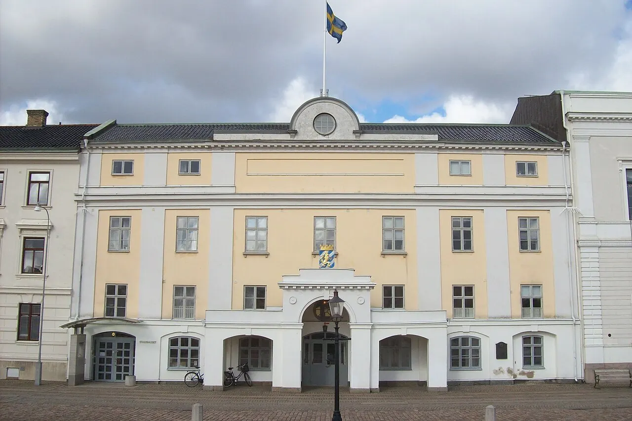 Nordstaden 16:2 Hus 1b. Göteborgs Stadshus. Göteborg. Sett från Gustaf Adolfs Torg.