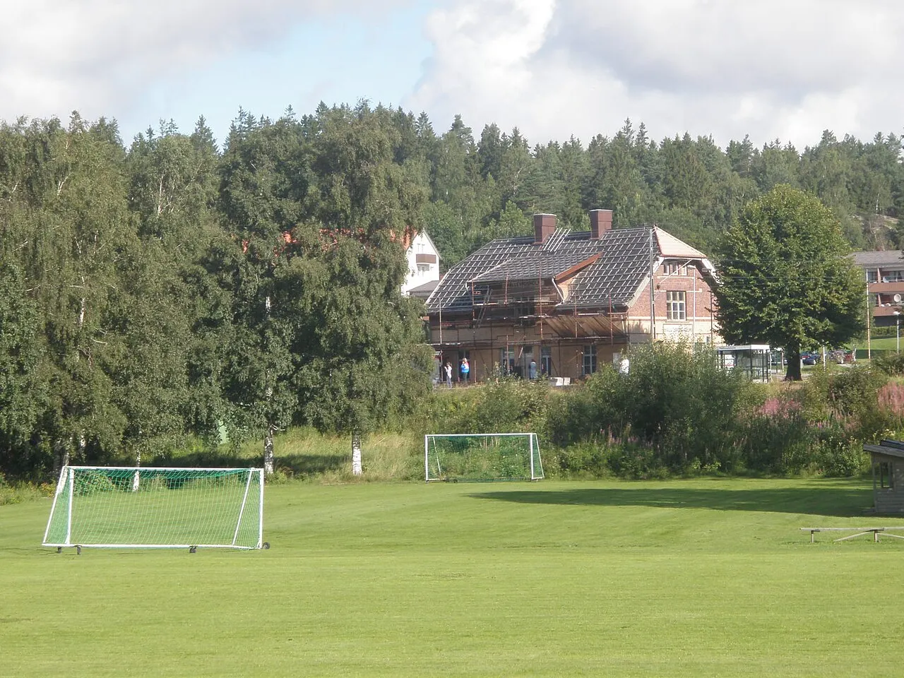 Hällevadsholms idrottsplats.