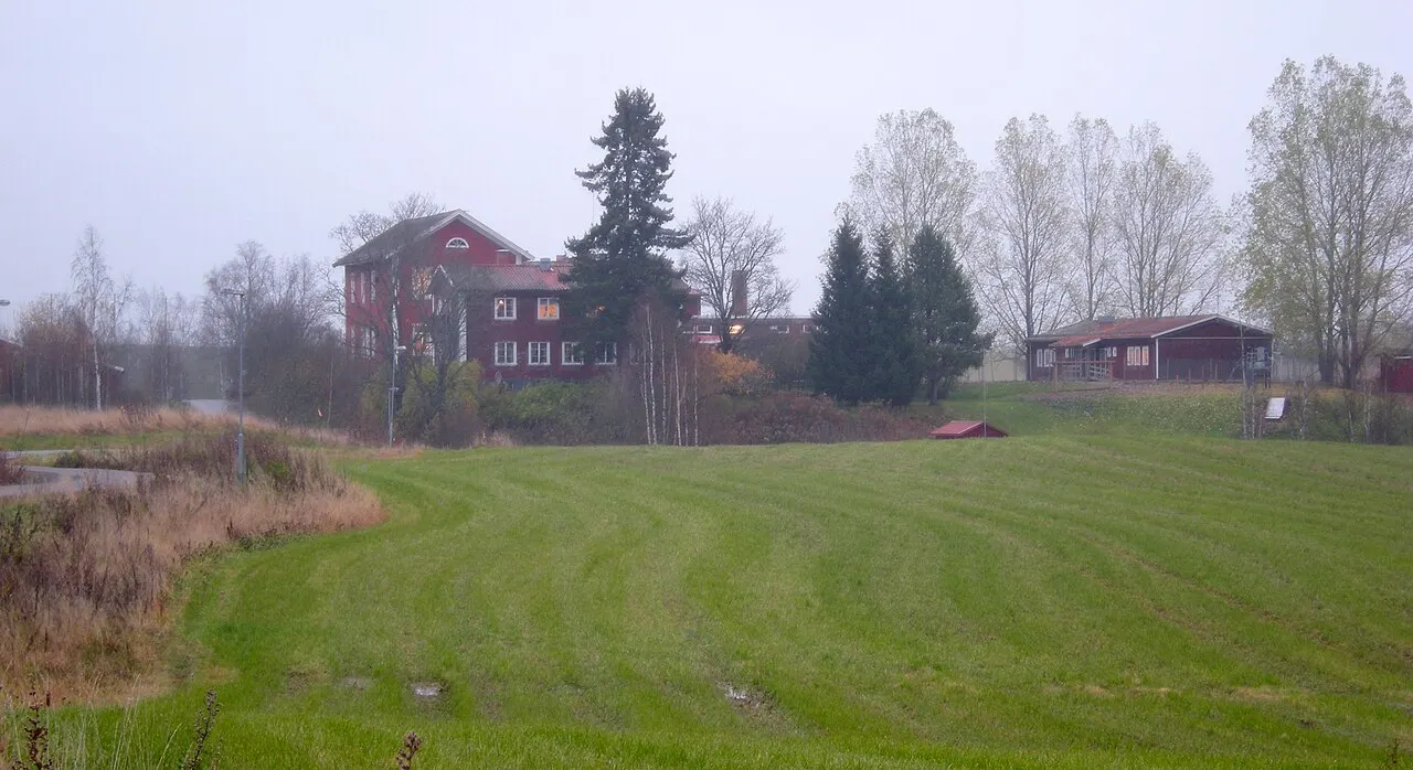 Halvarsgårdars skola i Borlänge kommun, Dalarna.