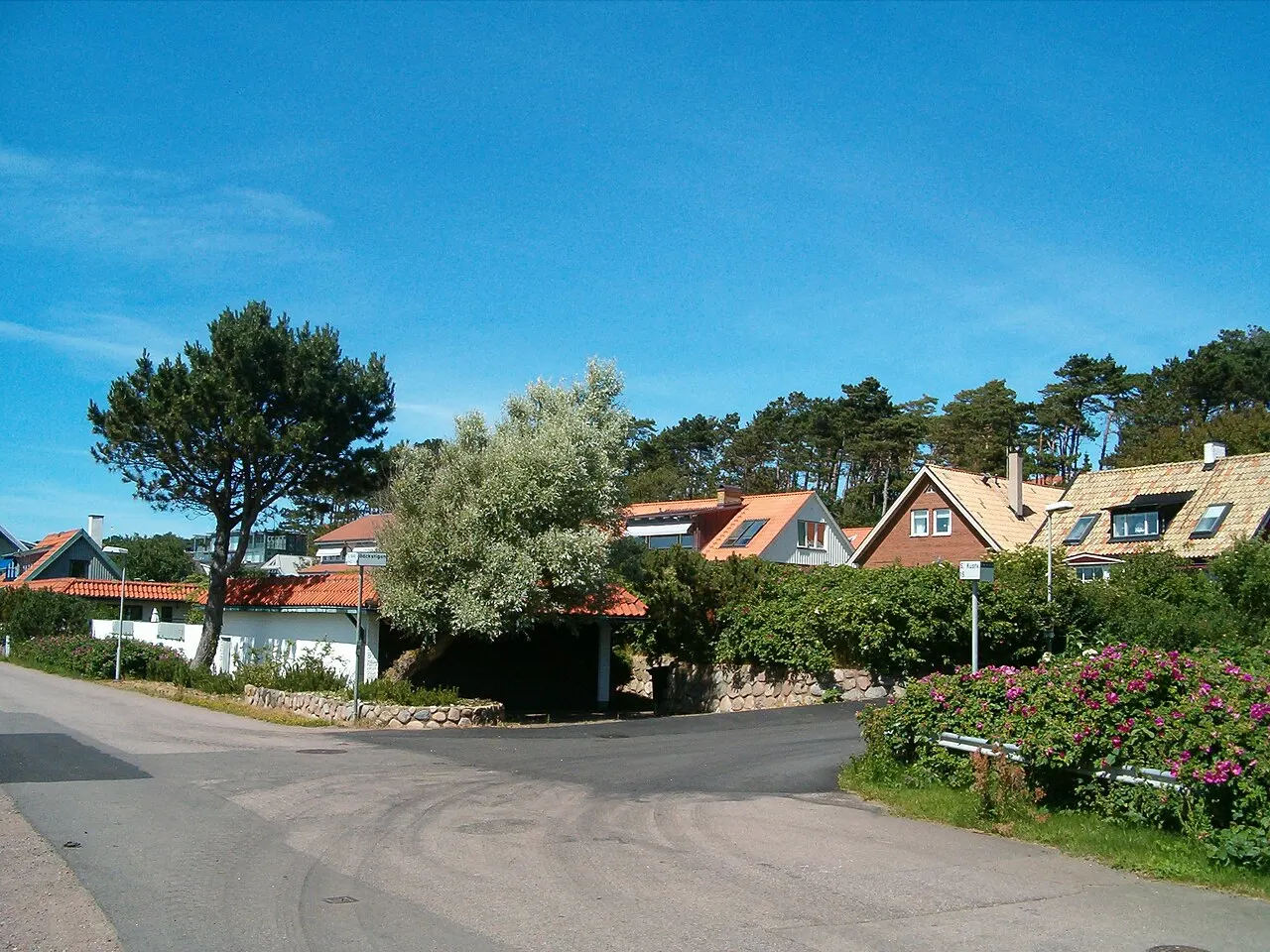 Vy vid Kustvägen i Hittarp, Helsingborgs kommun.