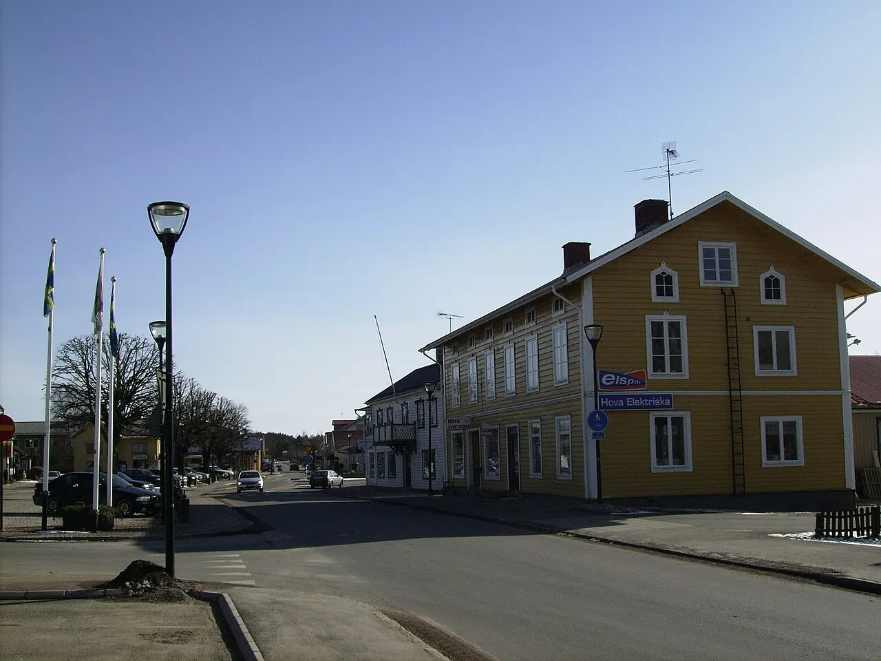 Foto pa Hova centrum mars 2009.