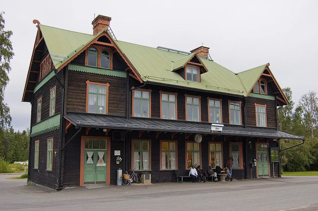 Jörn järnvägsstation, Skellefteå kommun.
