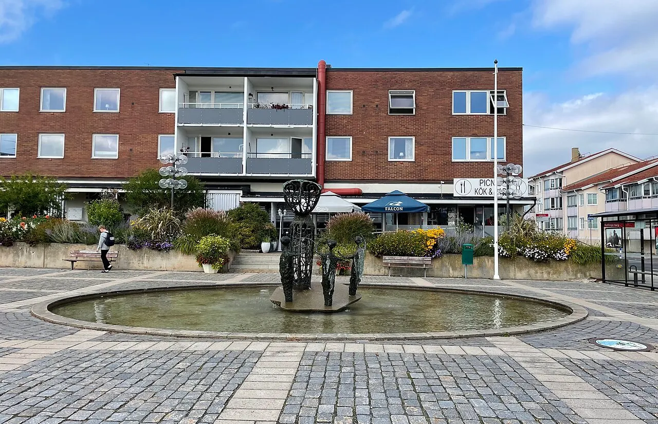 Torget i Kallinge, Ronneby kommun.