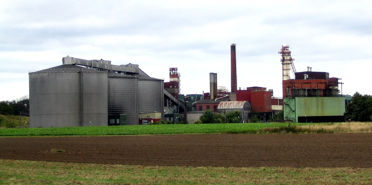 Den numera stängda sockerfabriken i Köpingebro i Ystads kommun