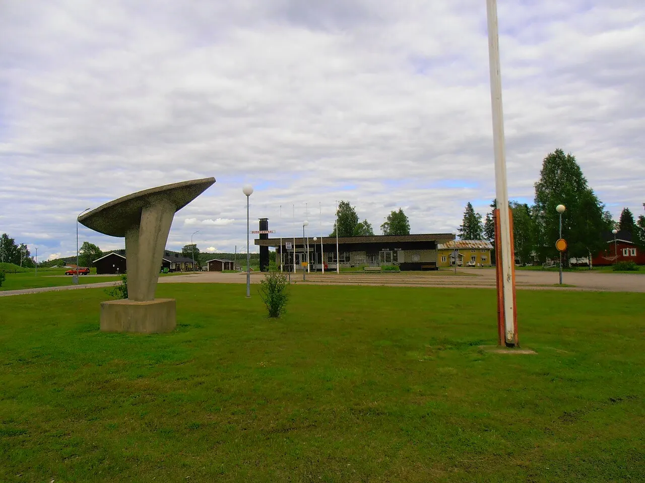Torget i Korpilombolo, Pajala kommun