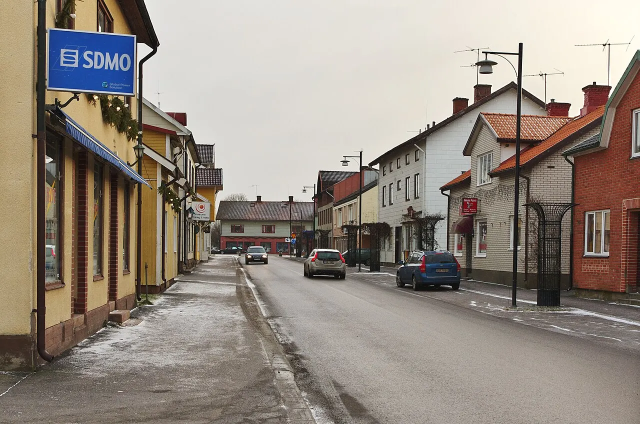 Tätorten Kvänum i Vara kommun, Västragötalands län.