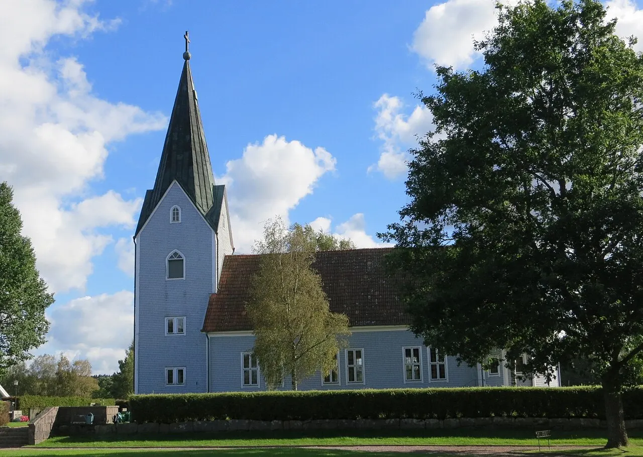Landeryds kyrka i Hylte kommun i Hallands län.