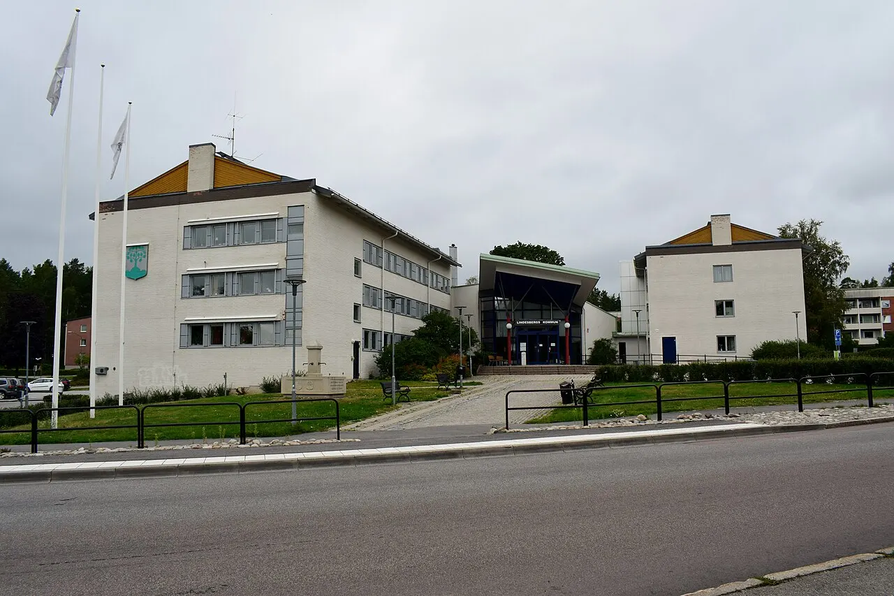 Entré till Lindesbergs kommunhus