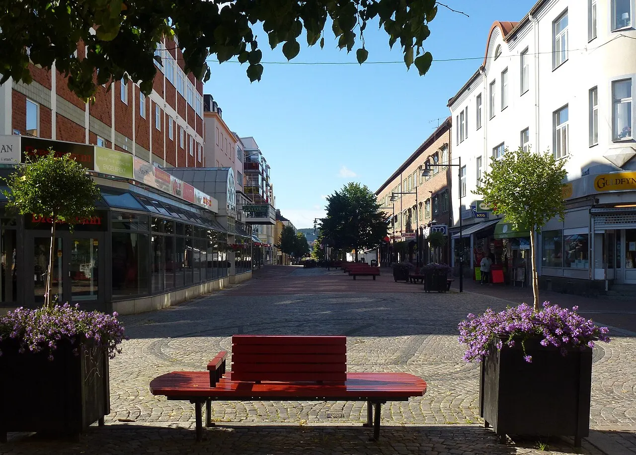 Storgatan i Ludvika, Dalarna