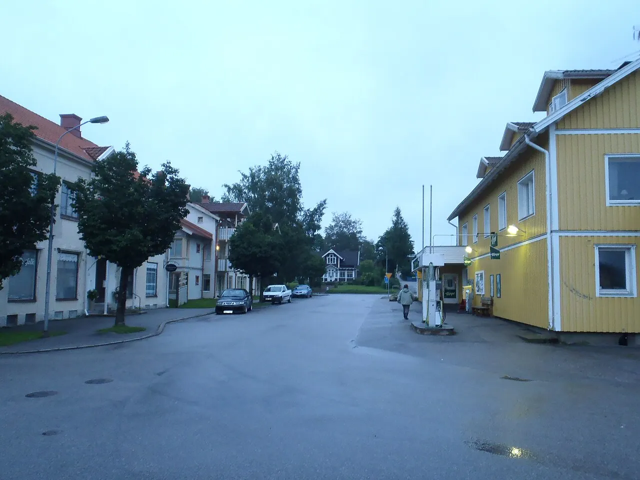 Kurorten Lundsbrunn. Stationsgatan.
