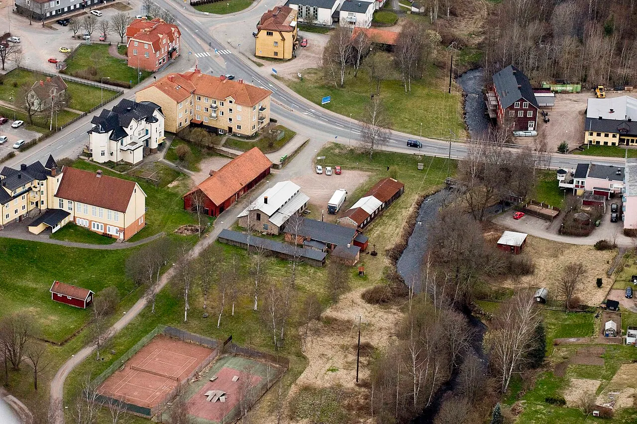 Julles foundry from the air