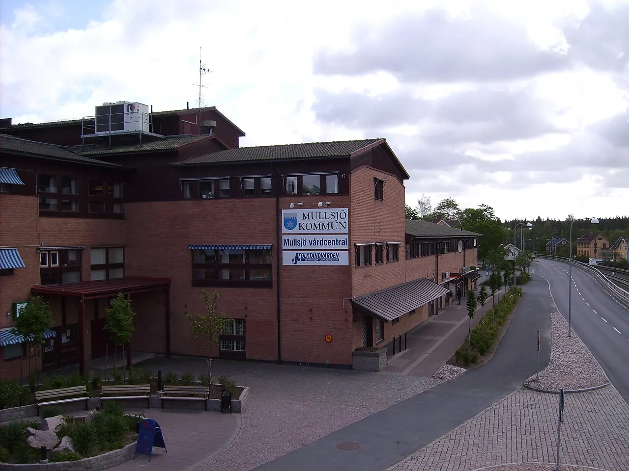Mullsjö kommunhus i Mullsjö, Jönköpings län, Västergötland.