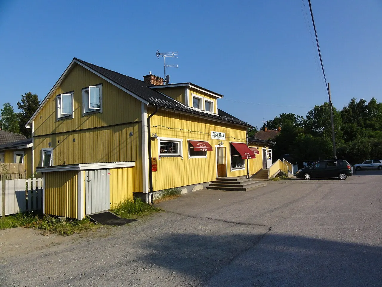 Pizzerian i Nysättra på Vätö i Uppland