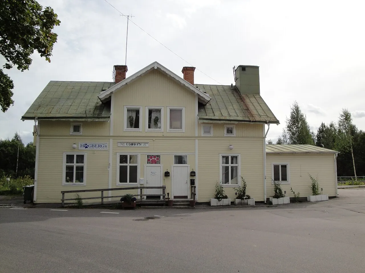 Järnvägsstationen i Edsbyn.