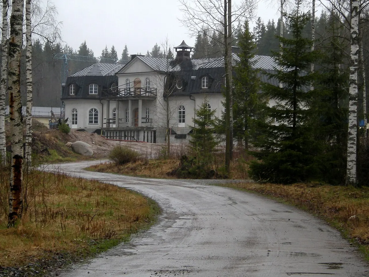 Persbo slott tillhörigt Lars-Erik Magnusson. Norr Ludvika.