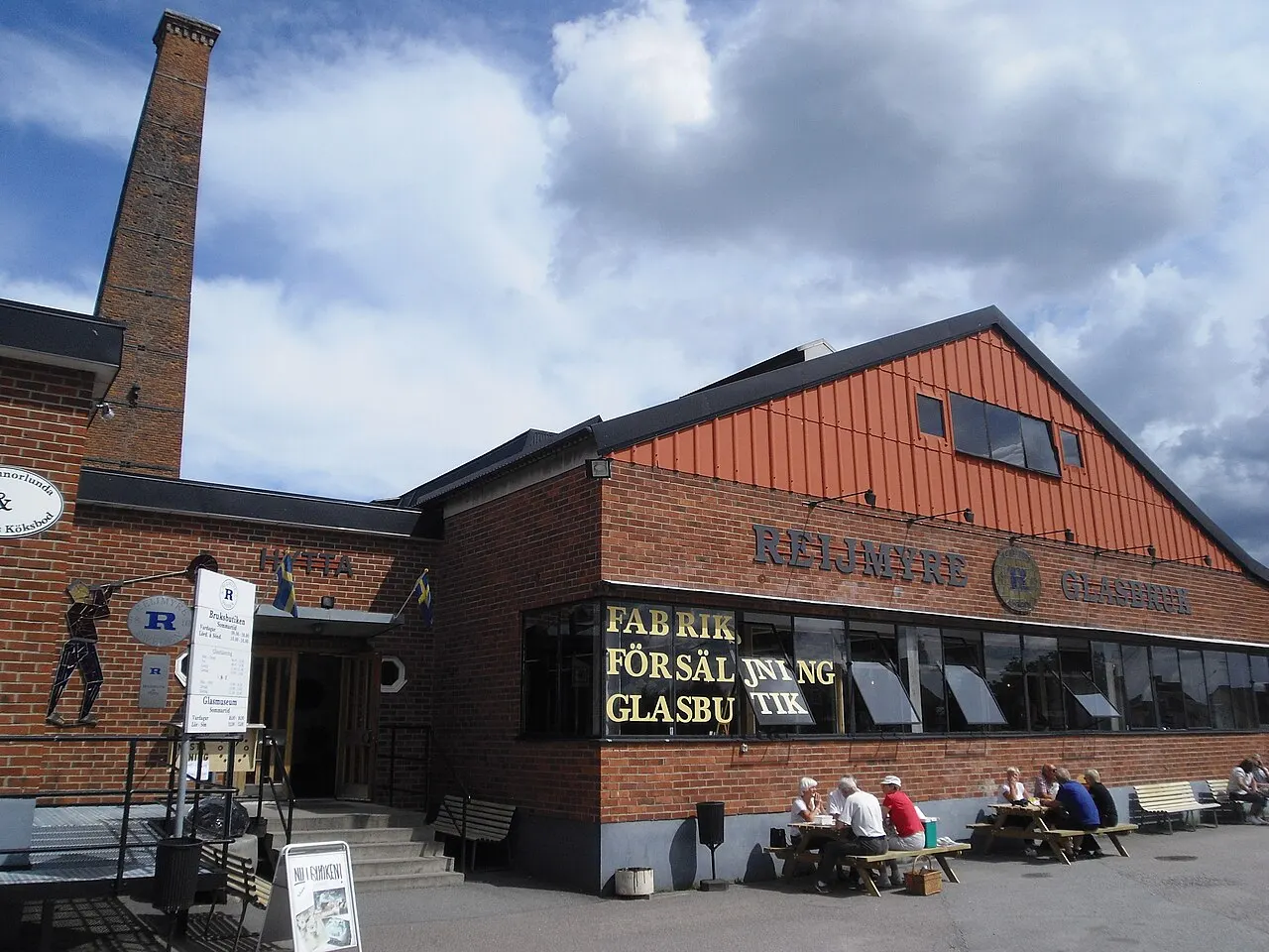 Rejmyre glasbuk i Finspångs kommun, Östergötland