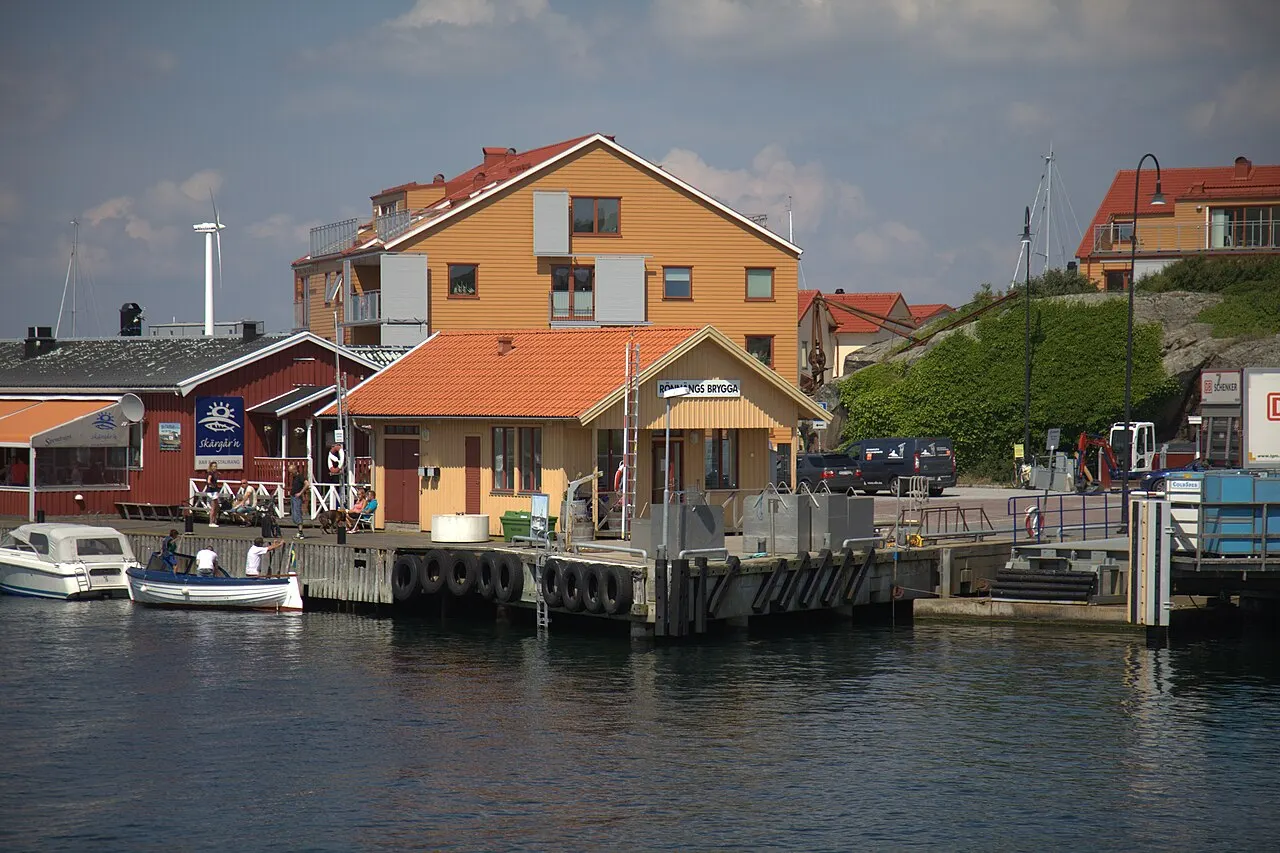 Rönnängs brygga på Tjörn.