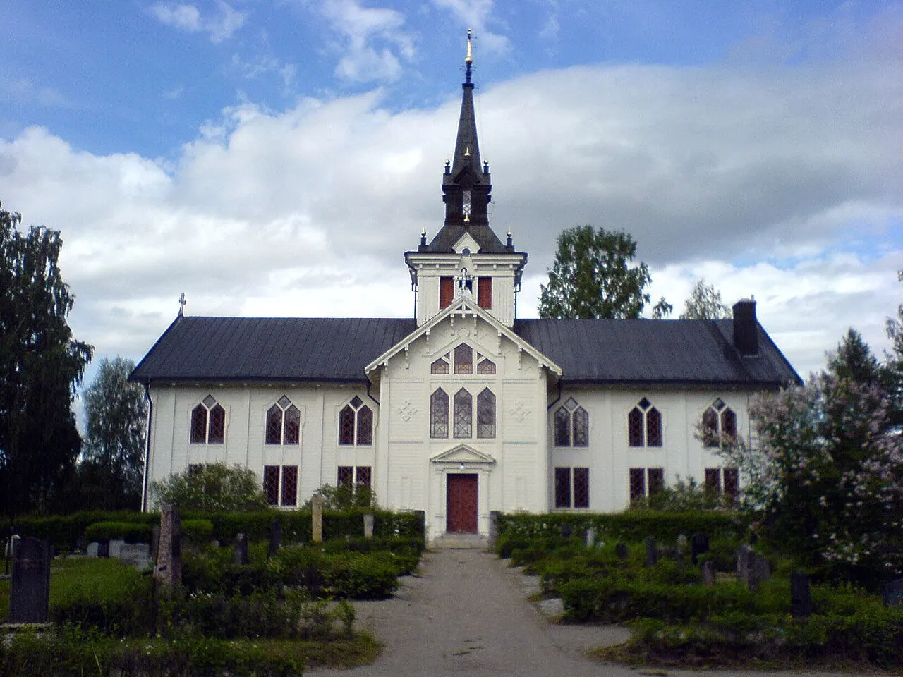 Bodums kyrka i Rossön i Jämtlands län.