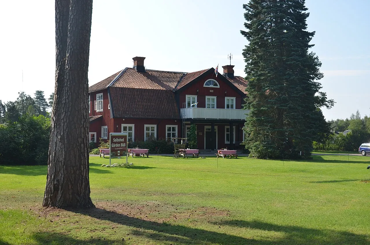 Salbohedsgården i Salbohed, Västerfärnebo socken, Sala kommun, Västmanlands län, Västmanland, Sverige.
