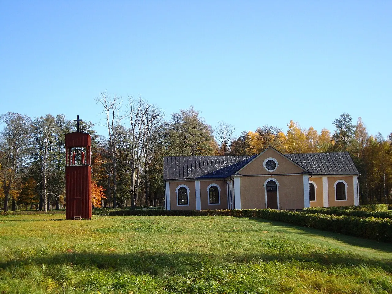 Sätrabrunns kyrka och klocktorn, Sverige