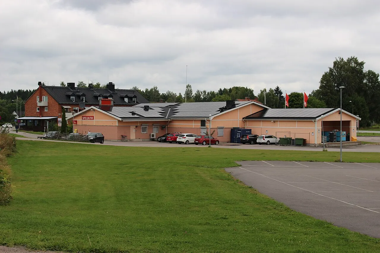 Vy mot norr mot centrala Skärplinge.