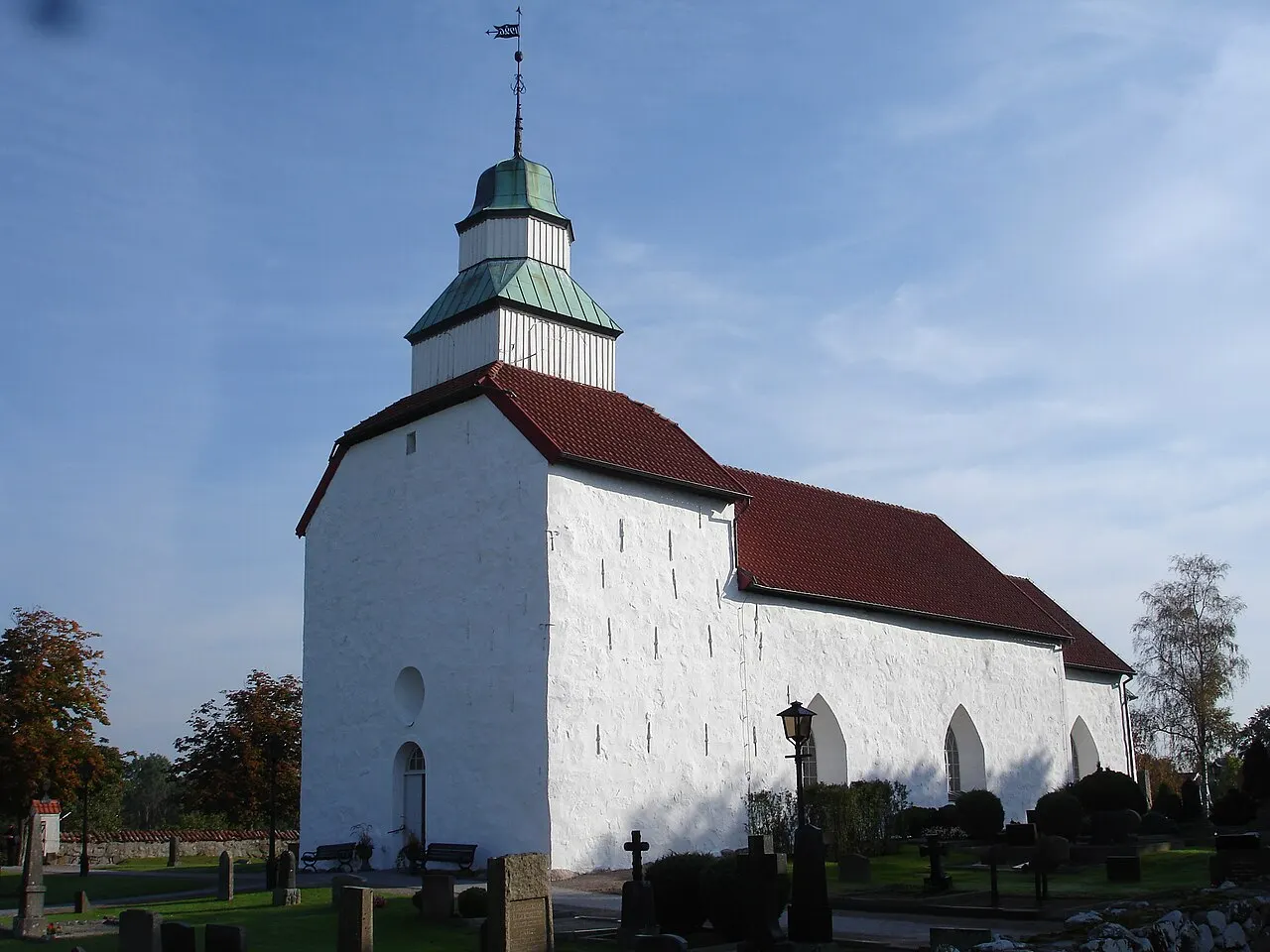 Skummeslövs kyrka i södra Halland