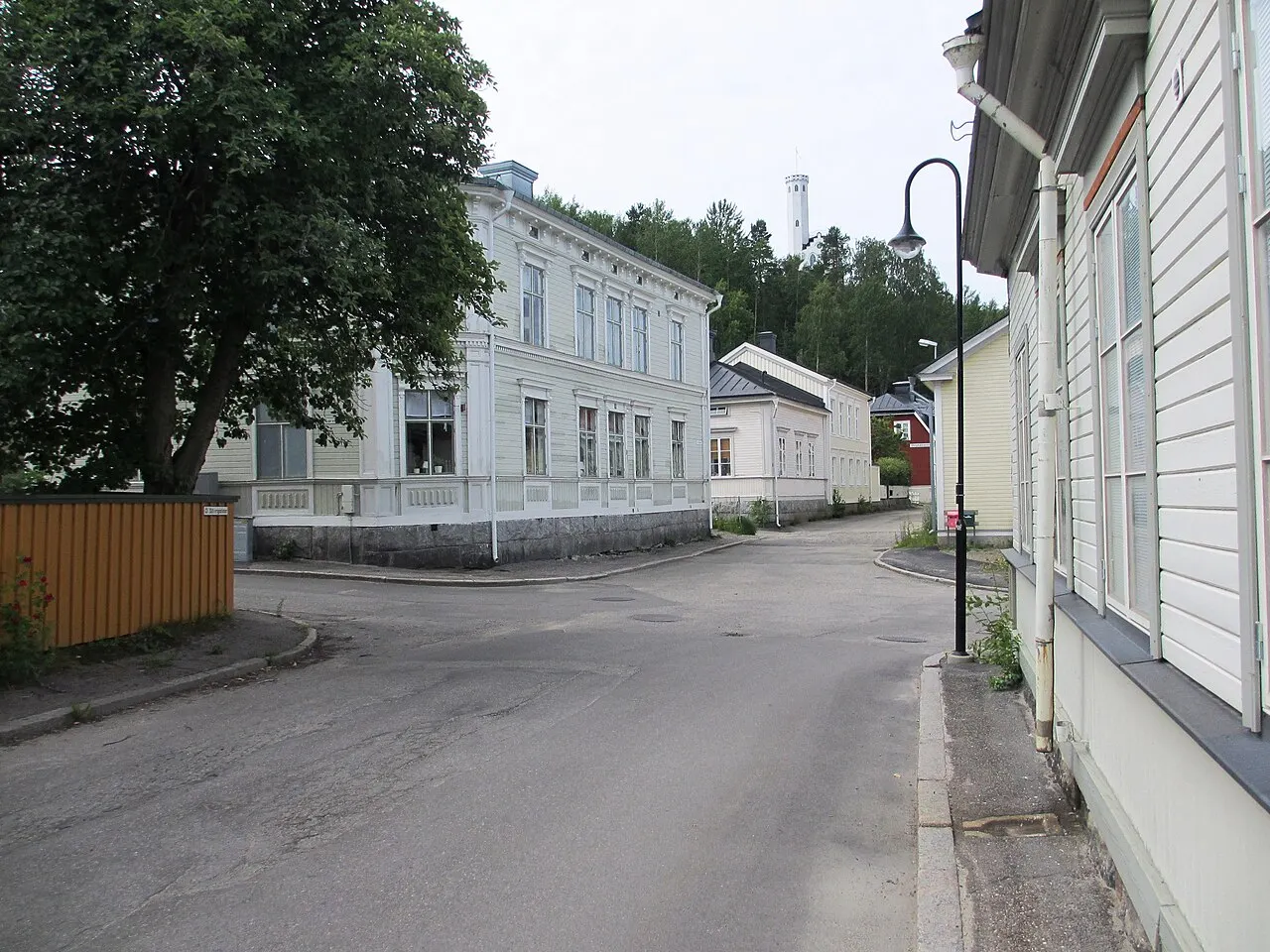 Trähusbebyggelse på Öster i Söderhamn