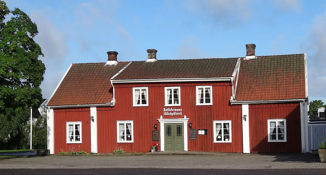 Gästgiveriet i Sollebrunn mellan Alingsås och Trollhättan.