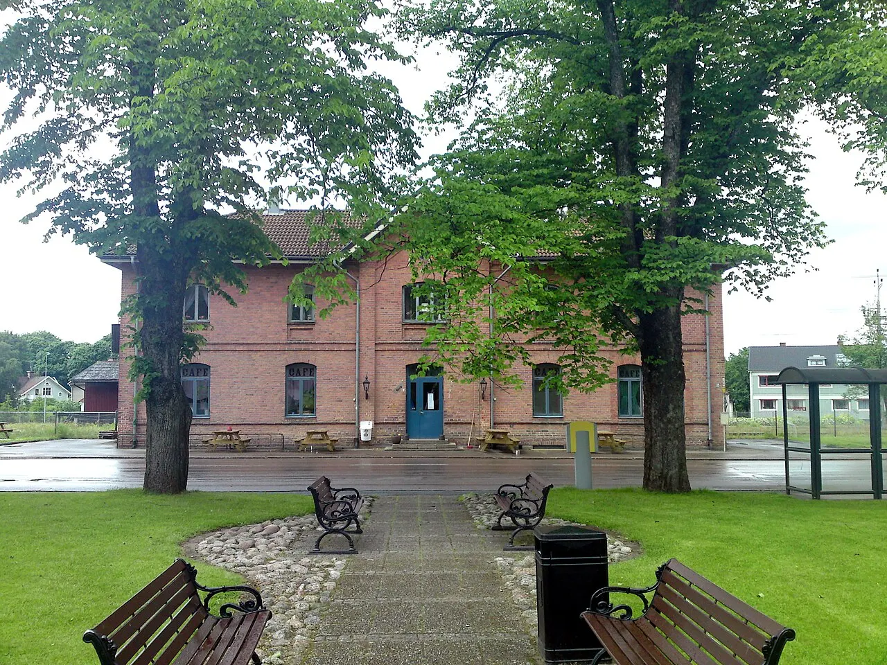 Stockaryds station elva kilometer söder om Sävsjö på Södra stambanan.