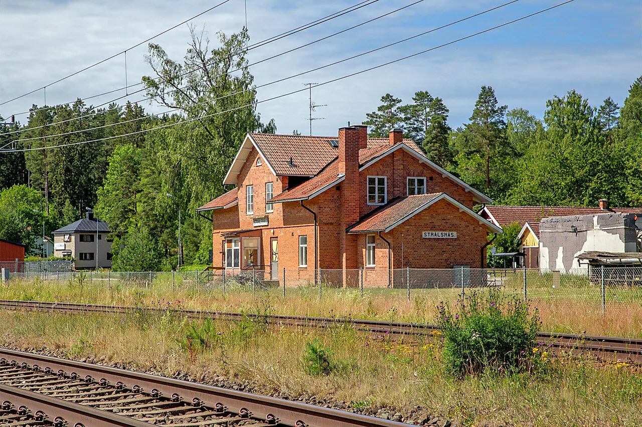 Strålsnäs järnvägsstation 28.06.2019.