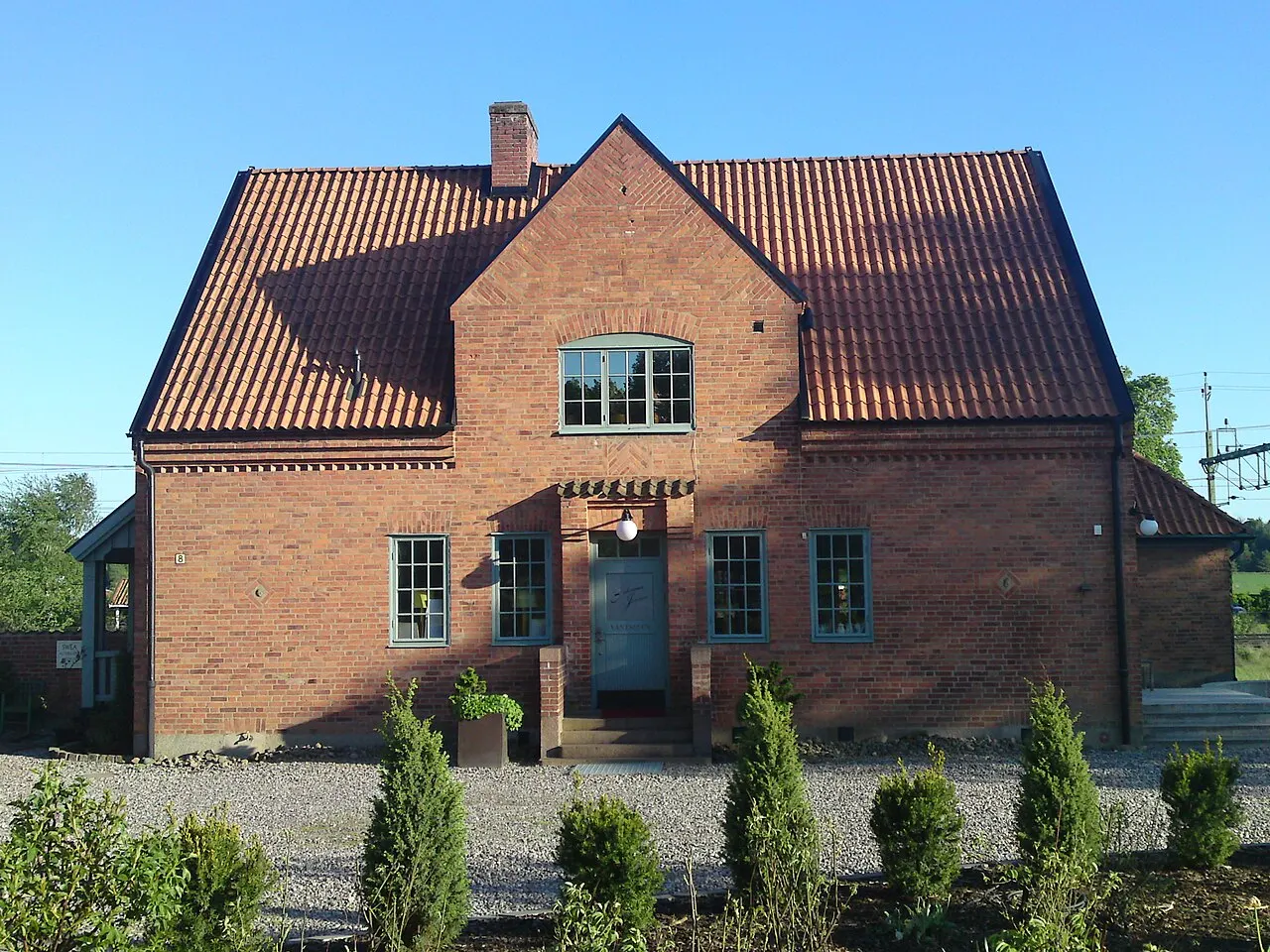 Sya station sex kilometer norr om Mjölby, Östergötland