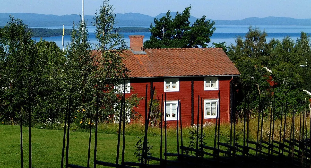 Ett typiskt hus i Tällberg
