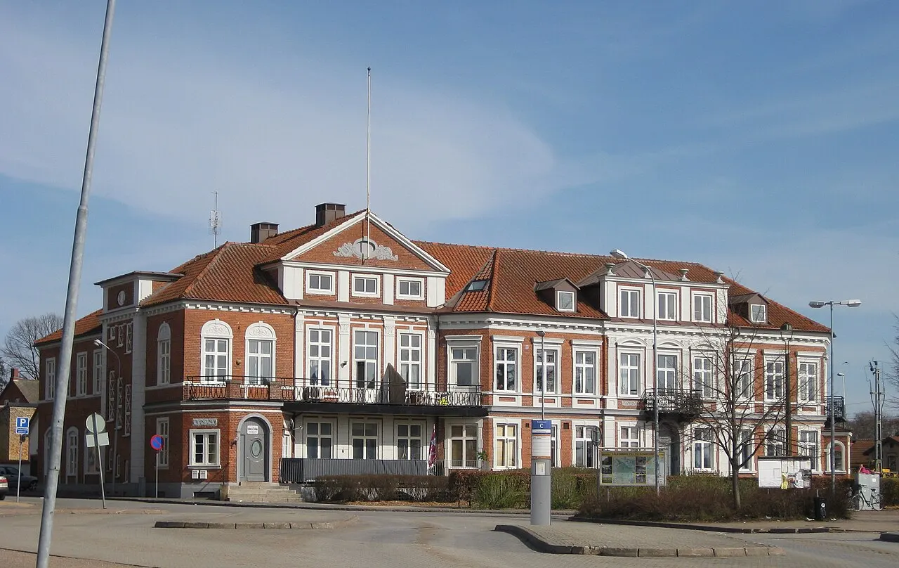 Före detta järnvägshotellet i Teckomatorp, Skåne