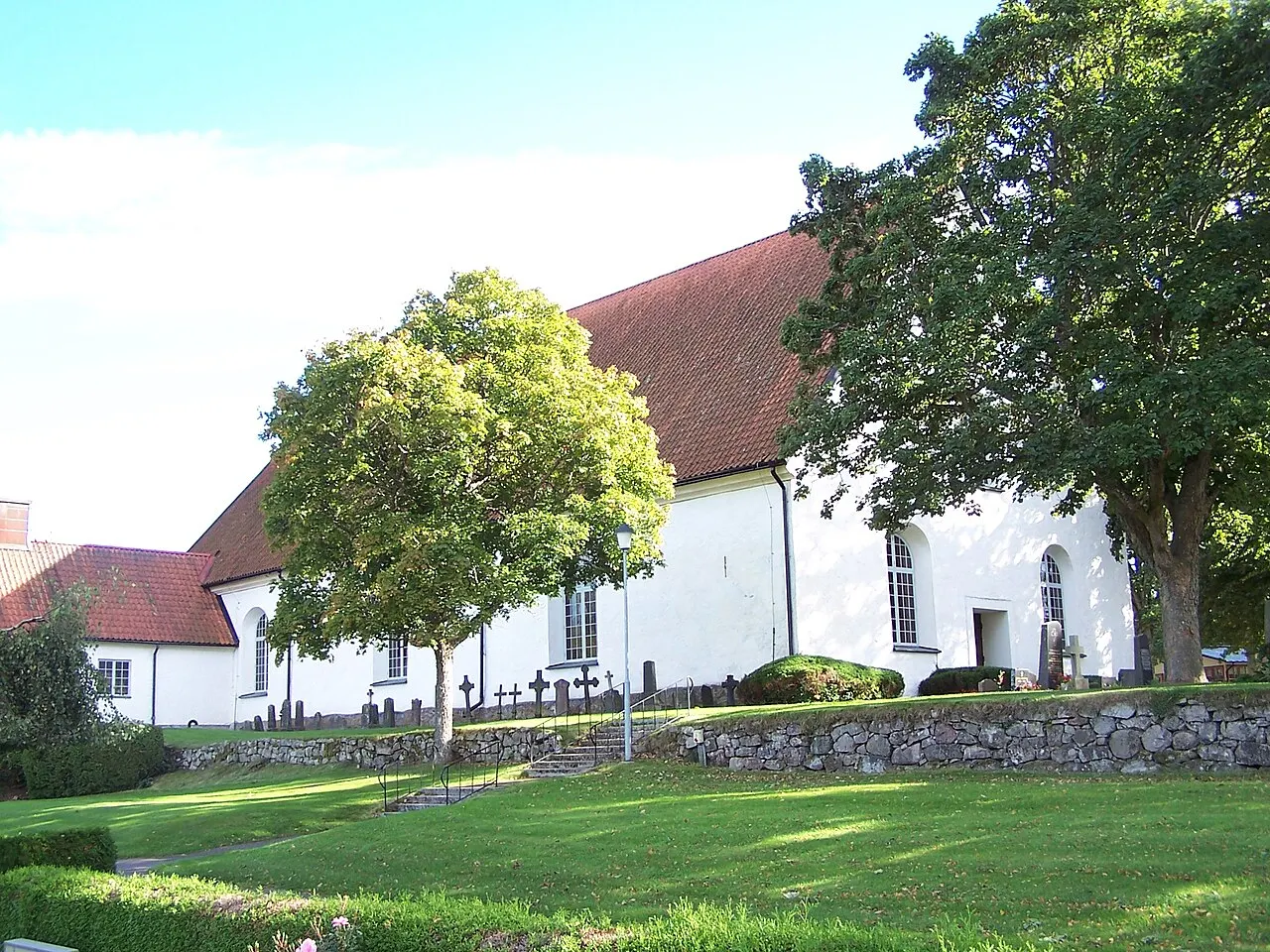 Torsås kyrka, Sverige - Exteriör från sydväst