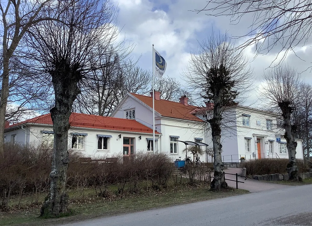 "Vita kommunhuset" i Trosa, 4 april 2020.
