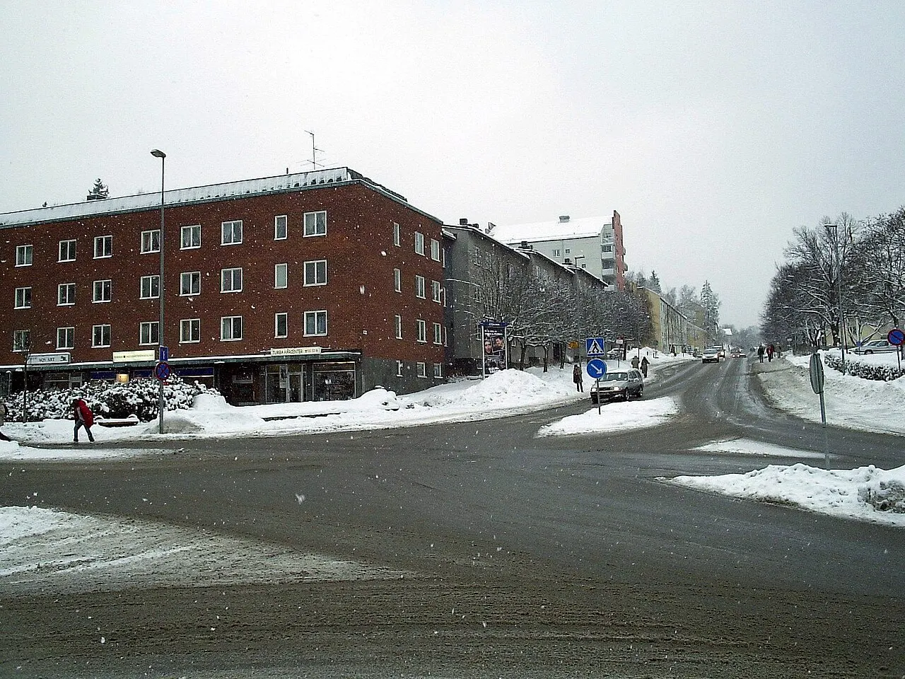 Tumba, Grödingevägen i Botkyrka kommun.