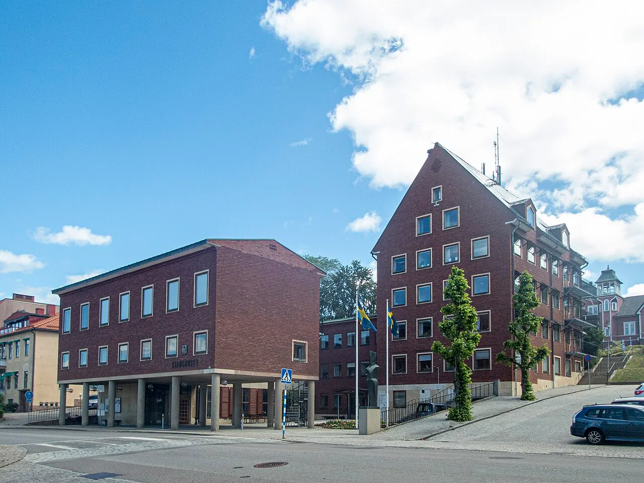 Ulricehamns stadshus. Byggnadsår 1957.